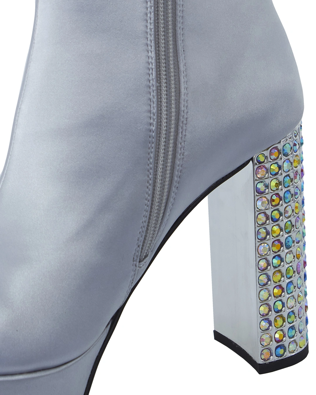 JEFFREY CAMPBELL атласные ботильоны — вид 4