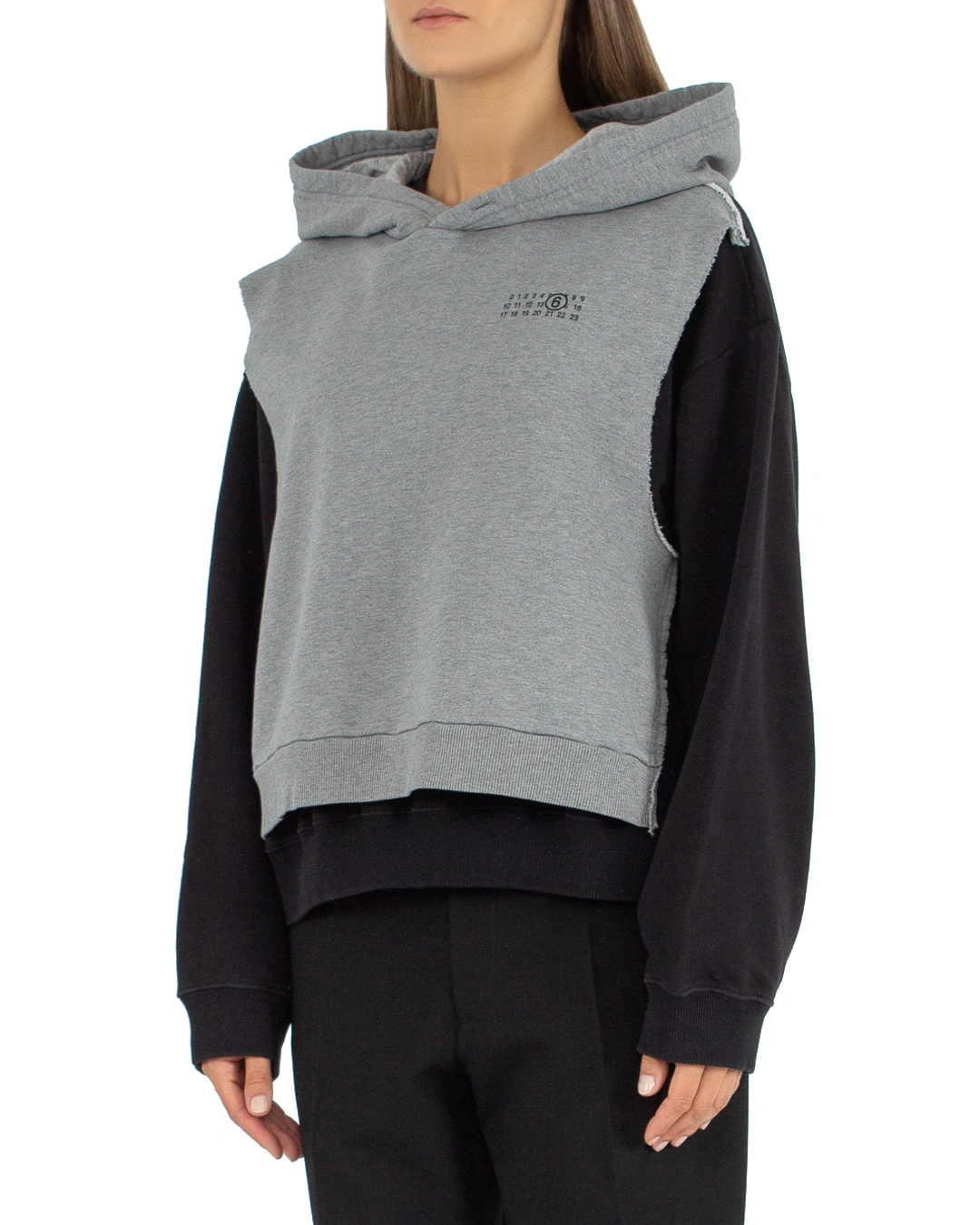 MM6 Maison Margiela хлопковый худи — вид 3