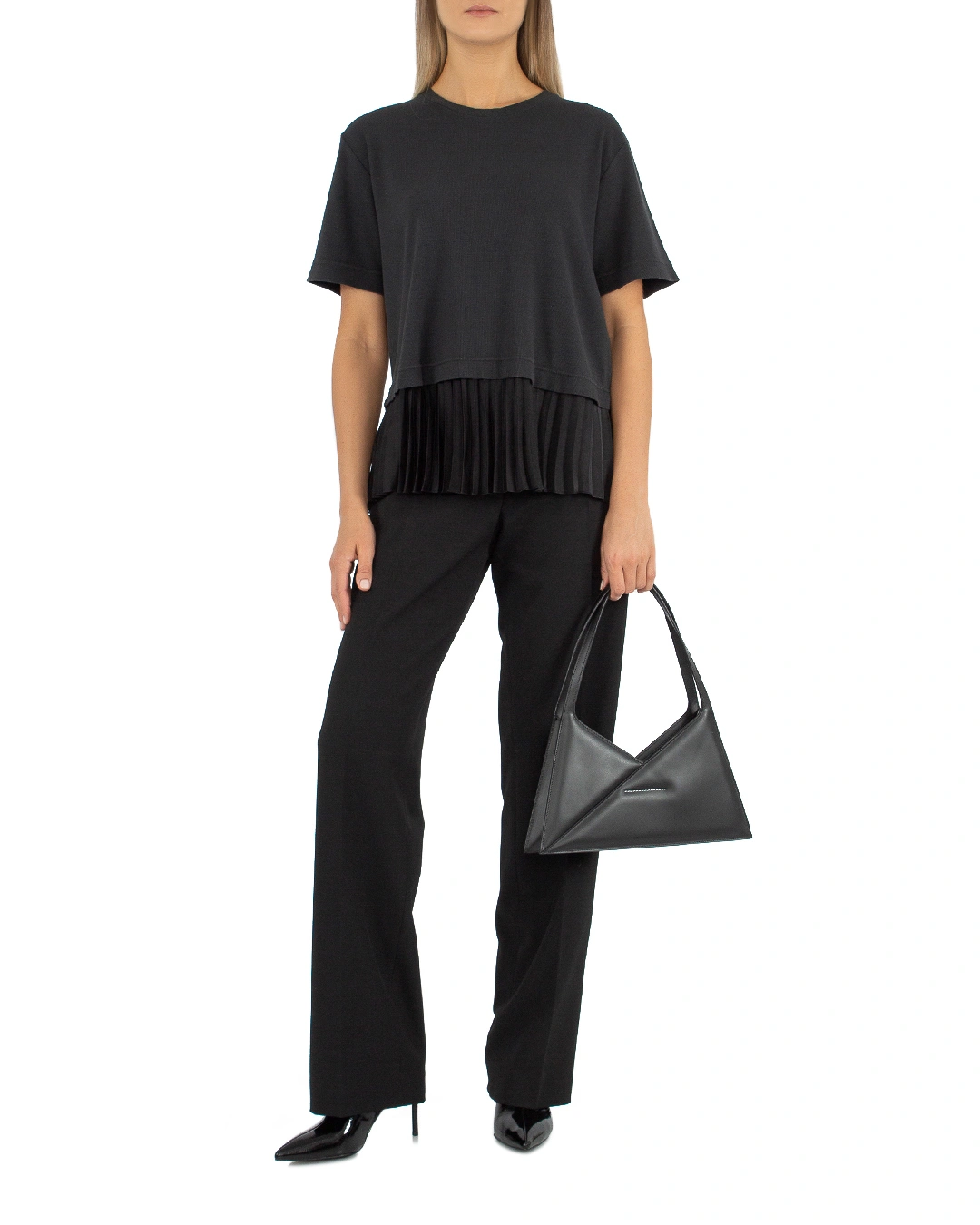MM6 Maison Margiela хлопковая футболка — вид 2