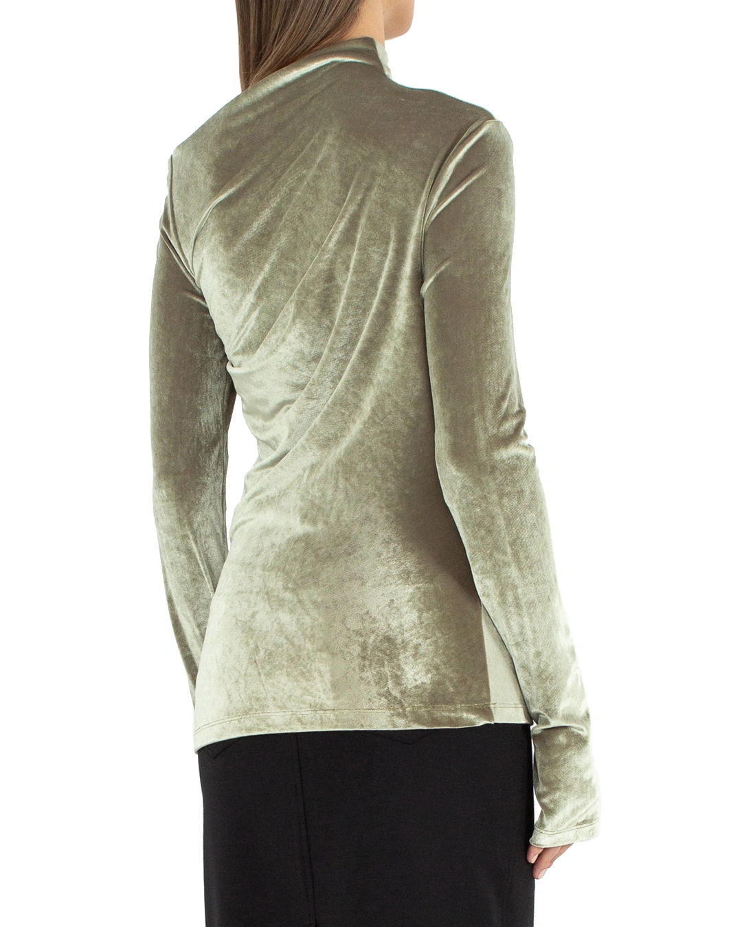 HELMUT LANG бархатный топ — вид 4