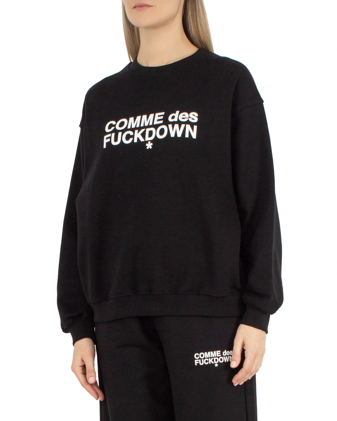 COMME des FUCKDOWN хлопковый свитшот — вид 3