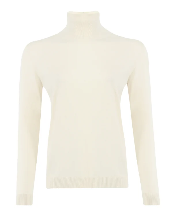 MaxMara_Weekend водолазка с воротником в рубчик