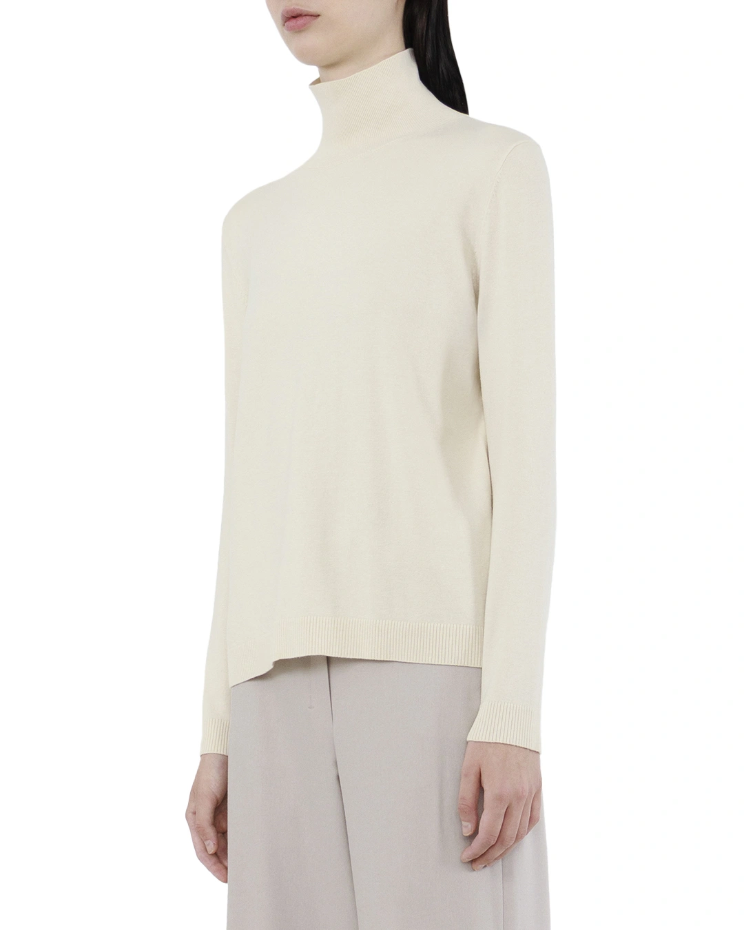 MaxMara_Weekend водолазка с воротником в рубчик — вид 3