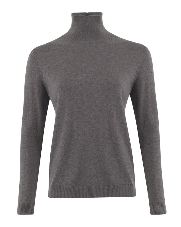 MaxMara_Weekend водолазка с воротником в рубчик