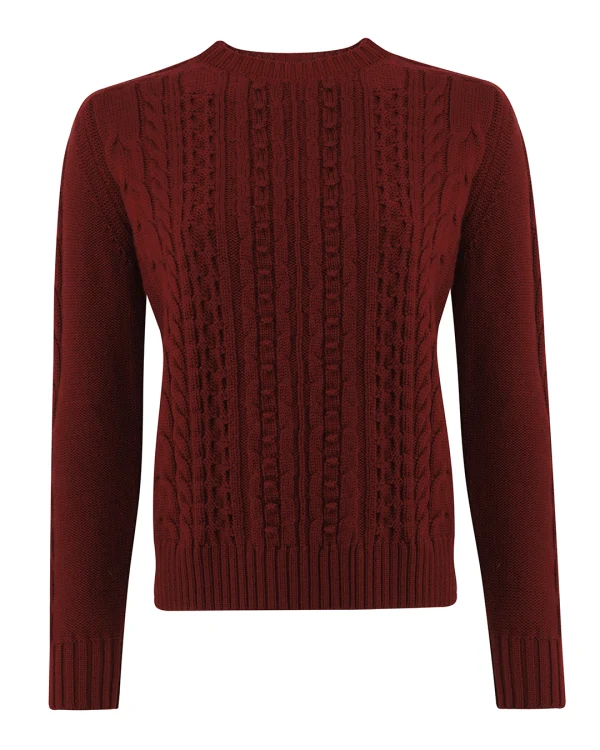 MaxMara_Leisure джемпер вязки косами