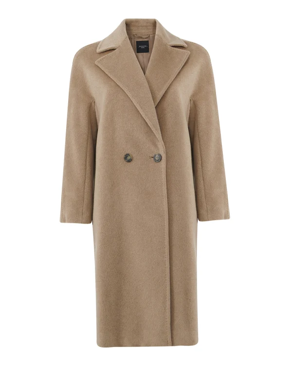 MaxMara_Weekend пальто с отложным воротником