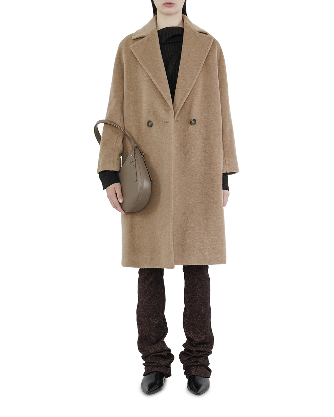 MaxMara_Weekend пальто с отложным воротником — вид 2
