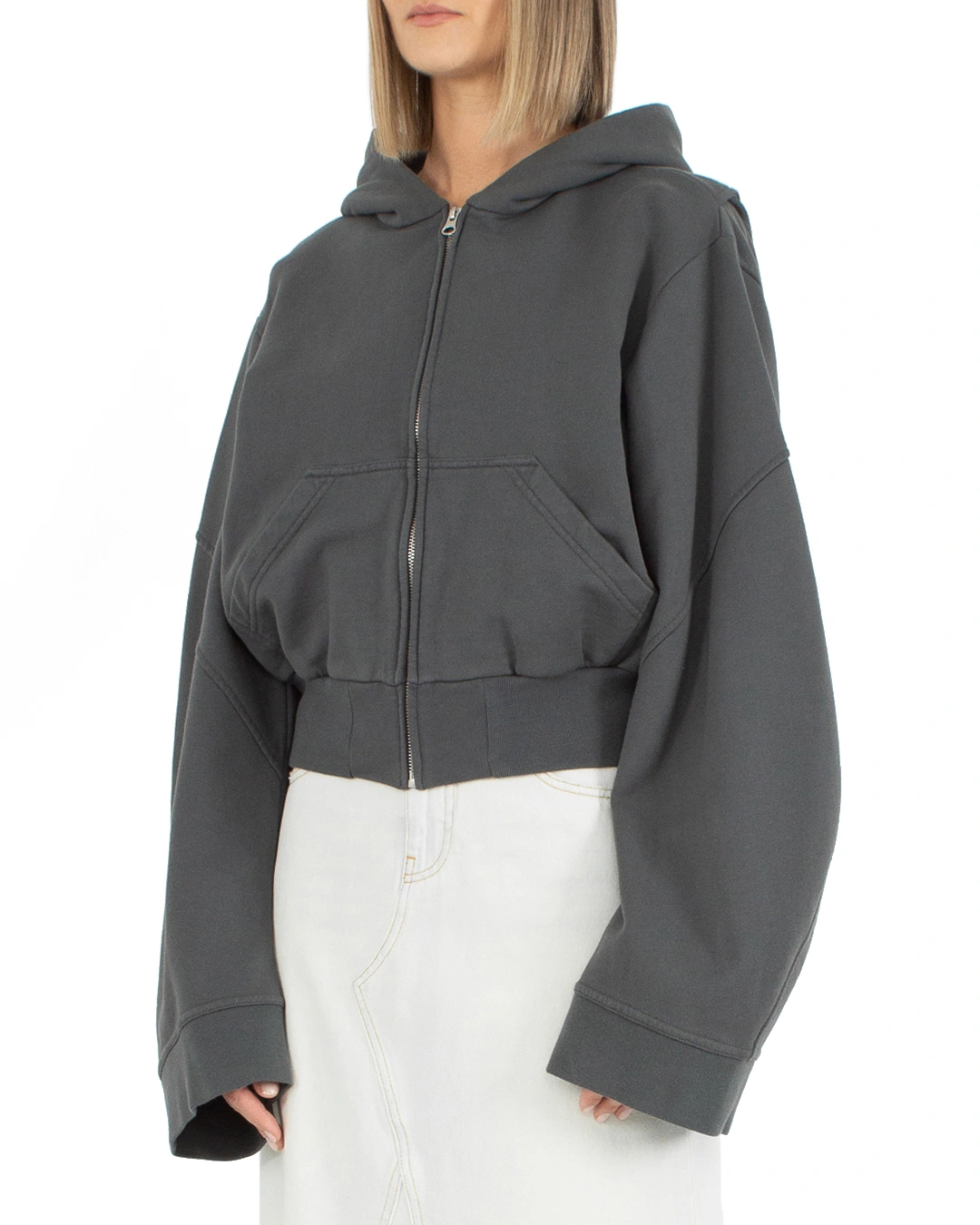 MM6 Maison Margiela худи на молнии — вид 3