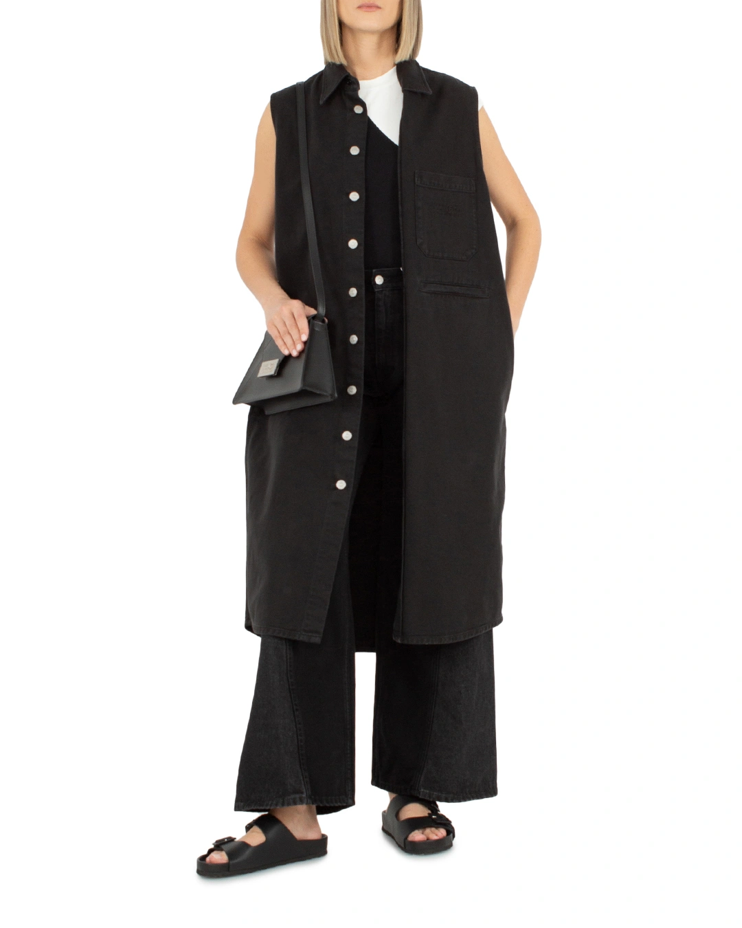 MM6 Maison Margiela платье из денима — вид 2