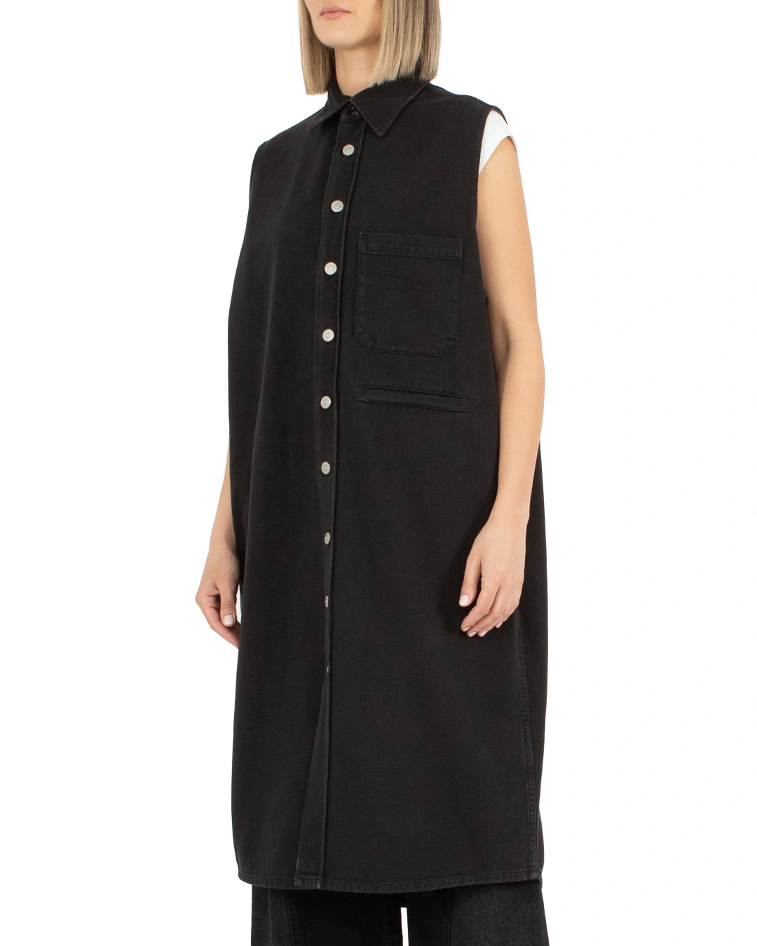 MM6 Maison Margiela платье из денима — вид 3