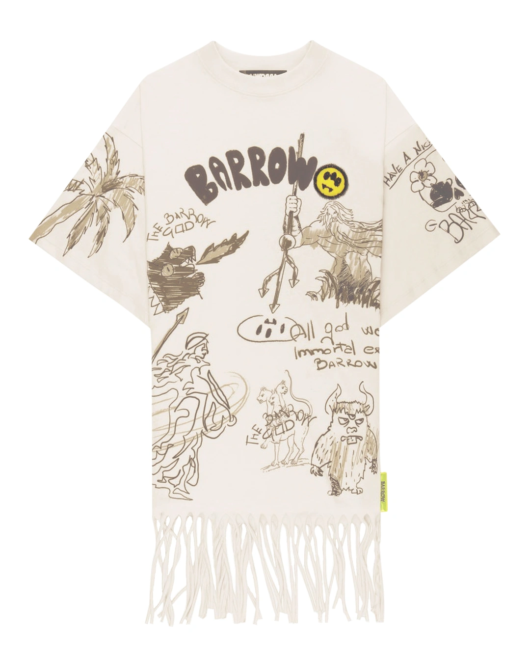 BARROW удлиненная футболка — вид 1
