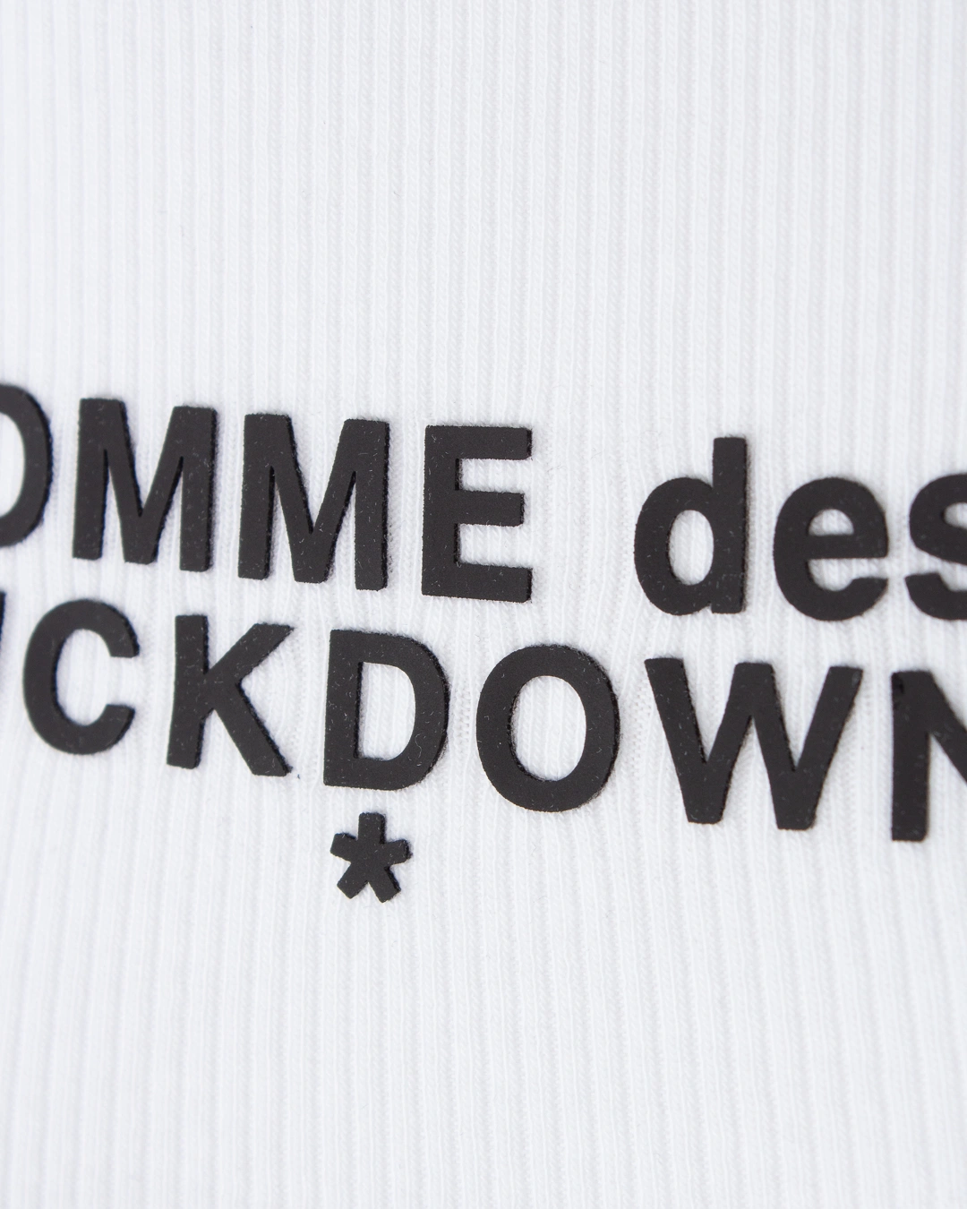 COMME des FUCKDOWN боди в рубчик — вид 5
