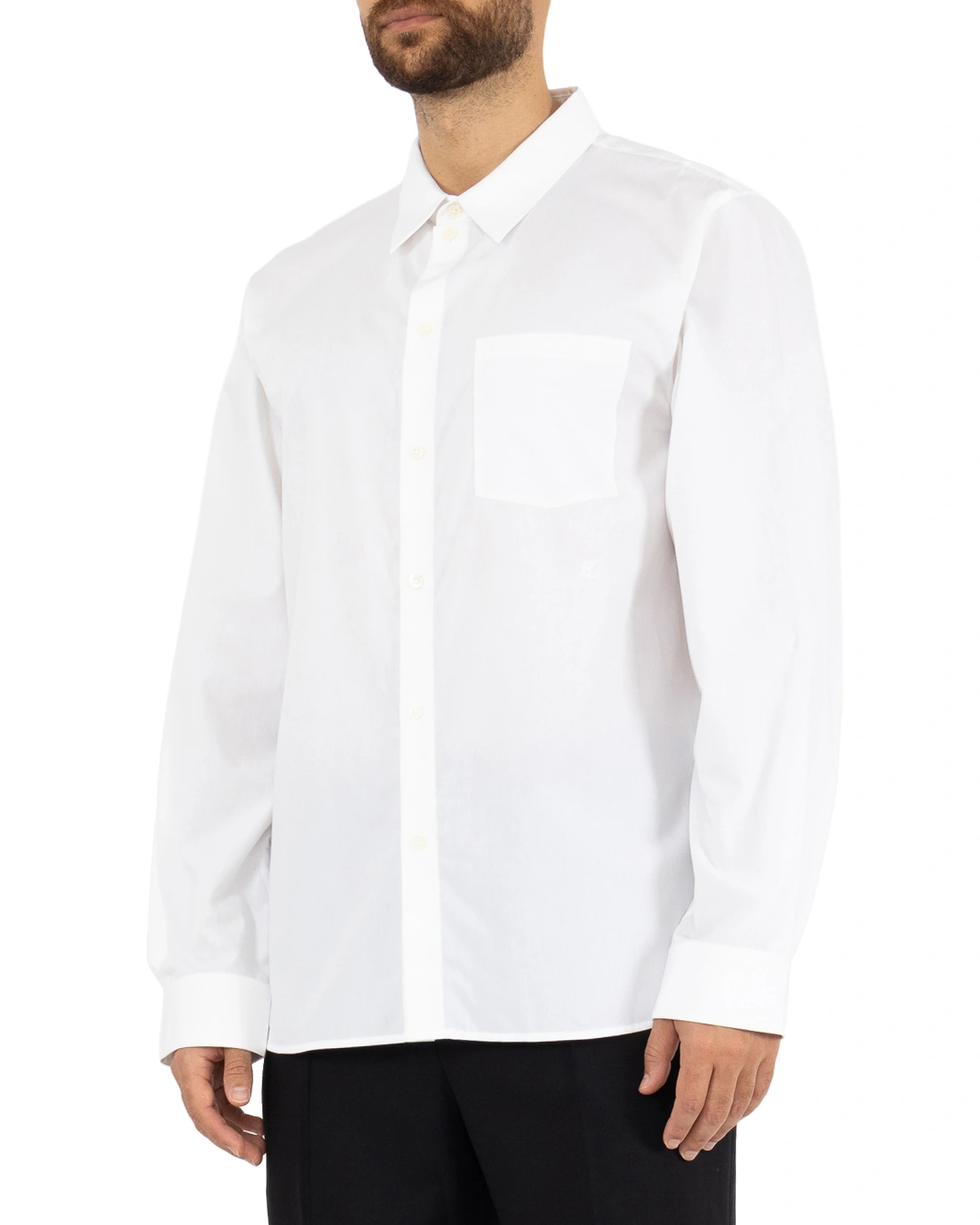 HELMUT LANG хлопковая рубашка — вид 3