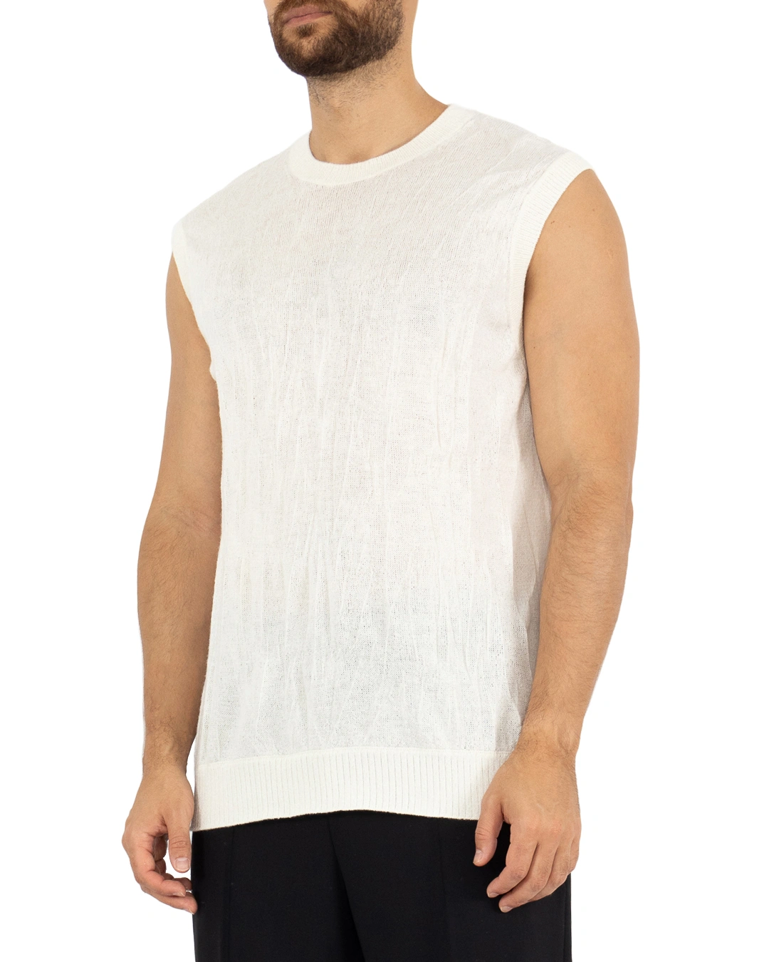 HELMUT LANG вязаный жилет — вид 3
