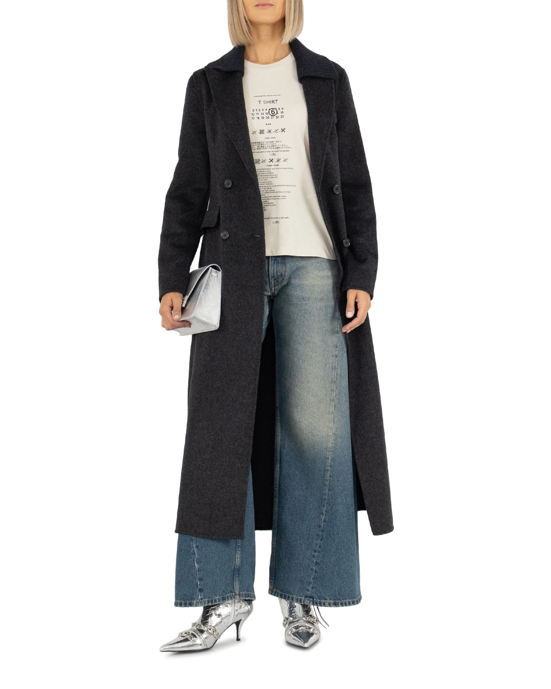 MM6 Maison Margiela широкие джинсы — вид 2