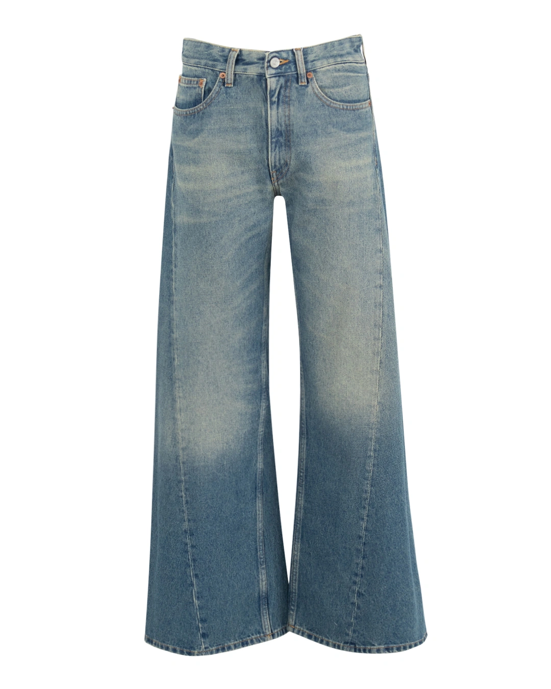 MM6 Maison Margiela широкие джинсы — вид 1