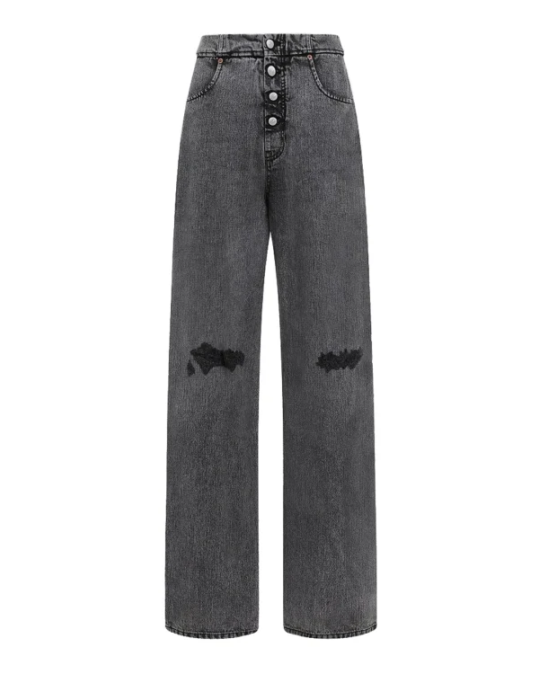MM6 Maison Margiela широкие джинсы