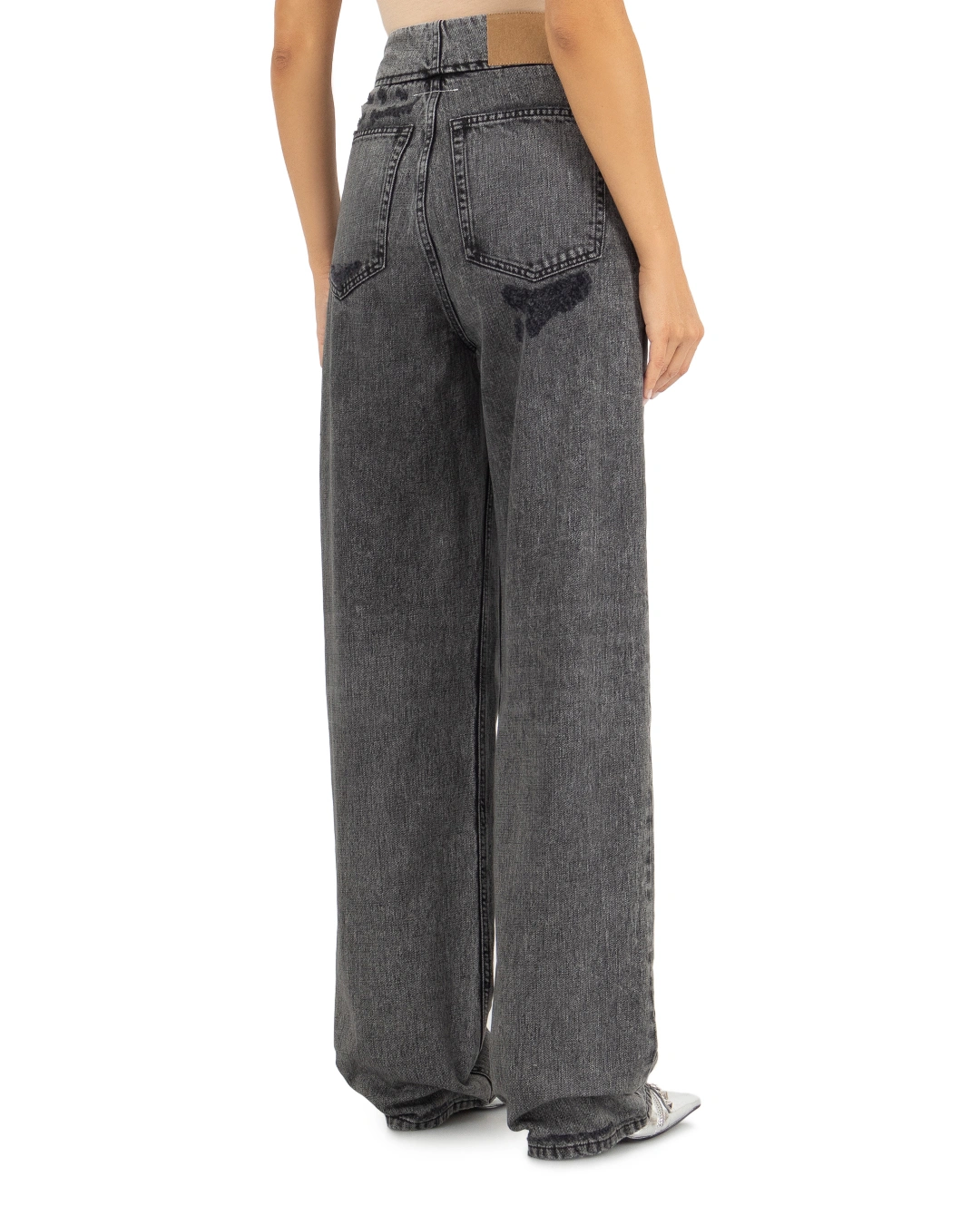 MM6 Maison Margiela широкие джинсы — вид 4