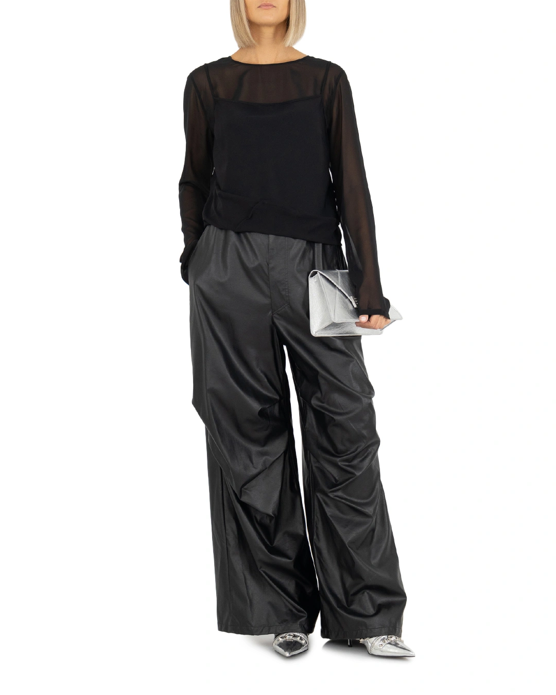 MM6 Maison Margiela блуза с нижним — вид 2
