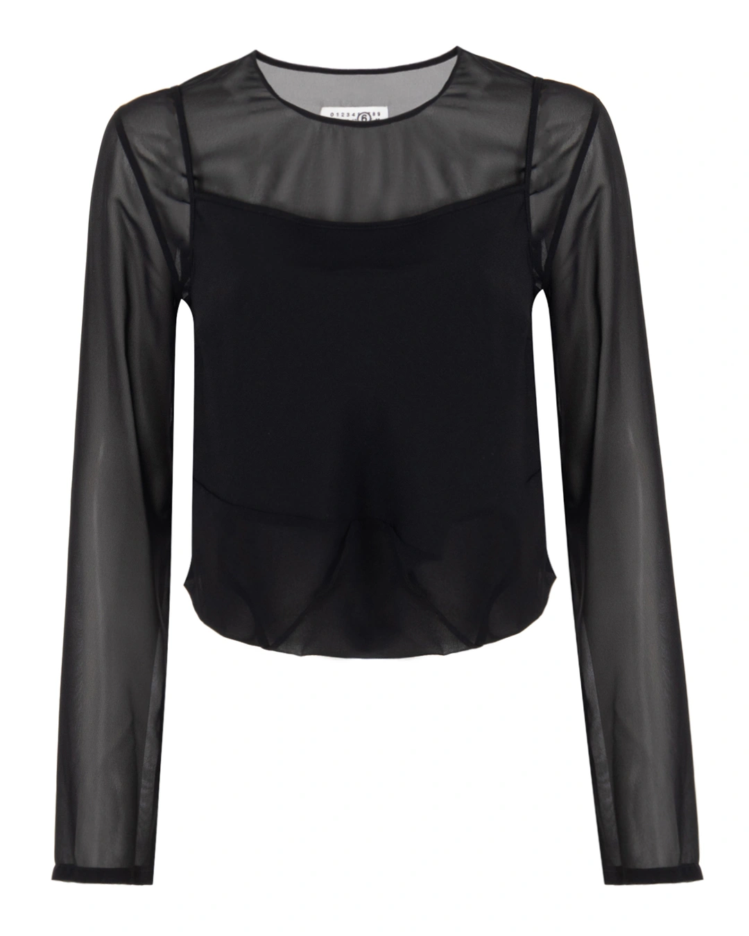 MM6 Maison Margiela блуза с нижним — вид 1