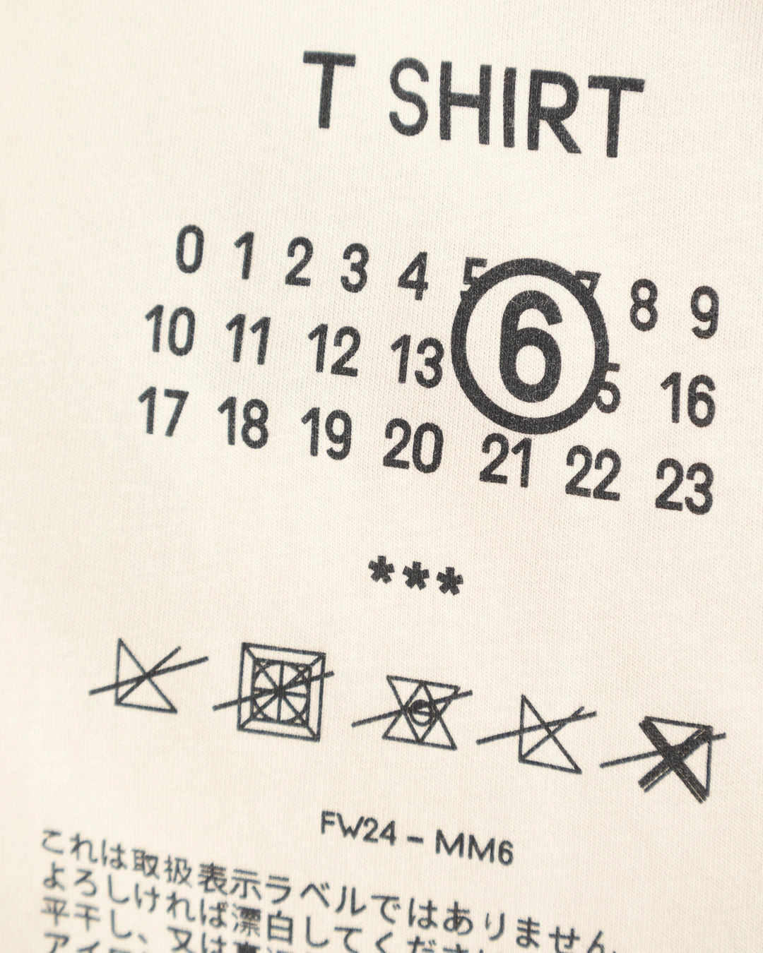 MM6 Maison Margiela хлопковая футболка — вид 5