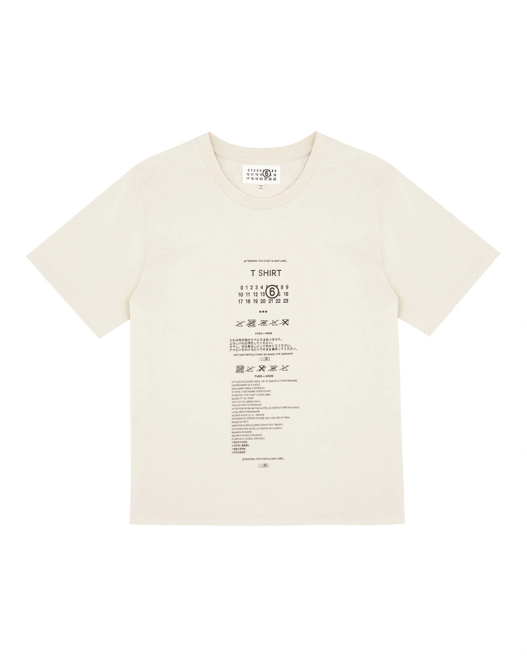MM6 Maison Margiela хлопковая футболка — вид 1