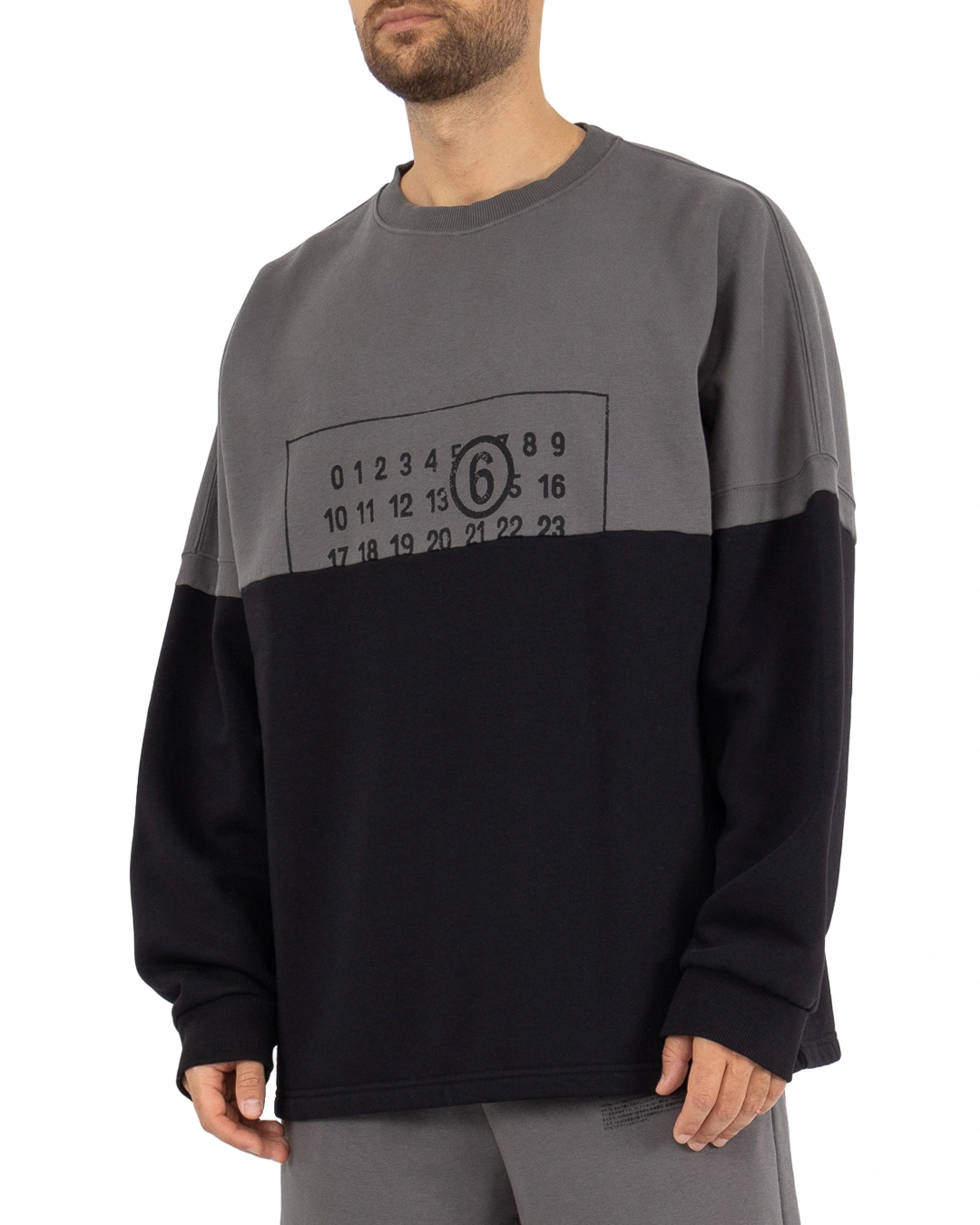 MM6 Maison Margiela хлопковый свитшот — вид 3