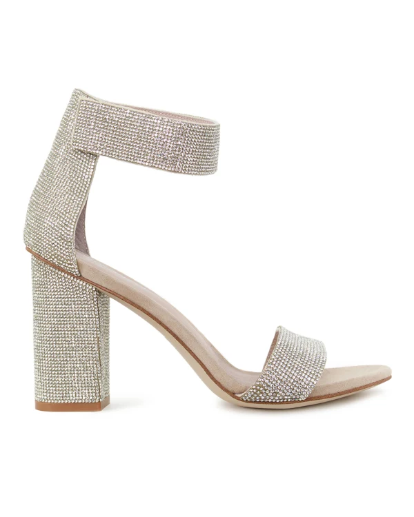 JEFFREY CAMPBELL босоножки с отделкой из страз