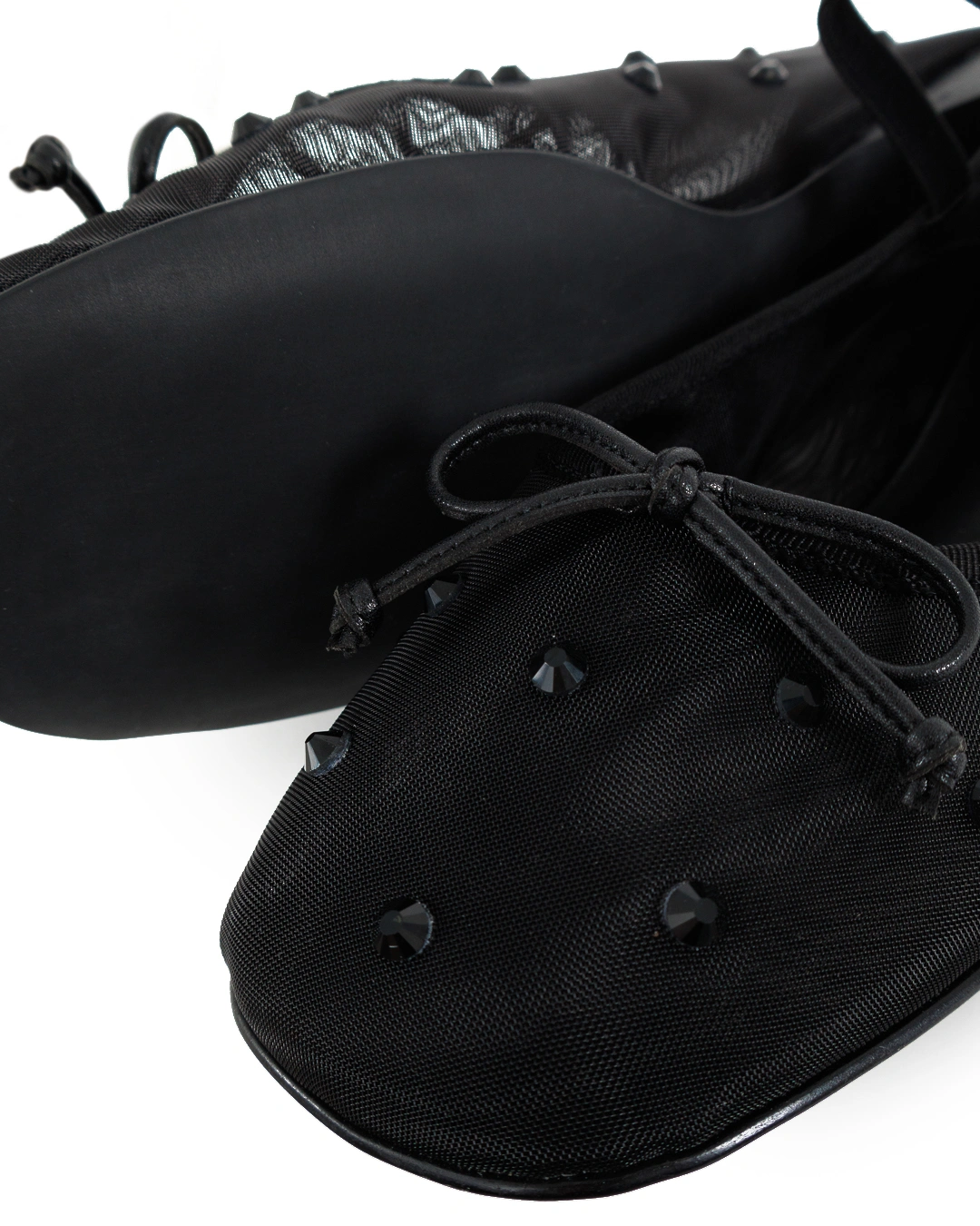 JEFFREY CAMPBELL балетки с отделкой из страз — вид 3