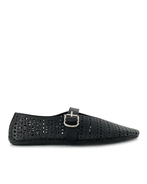 JEFFREY CAMPBELL балетки с перфорацией
