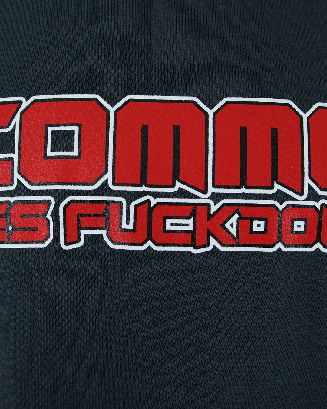 COMME des FUCKDOWN футболка с принтом — вид 5