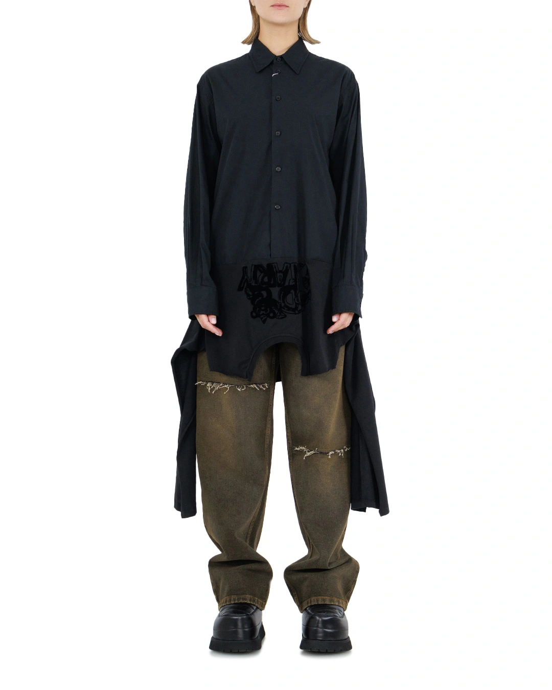 MM6 Maison Margiela платье деконструированное — вид 2
