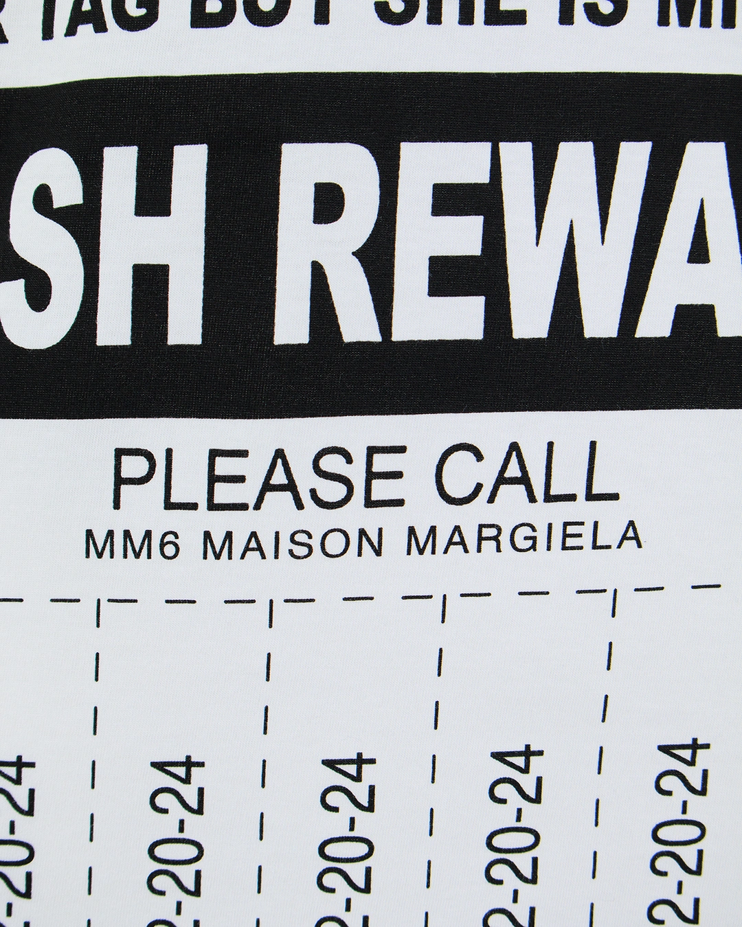 MM6 Maison Margiela футболка с принтом — вид 5