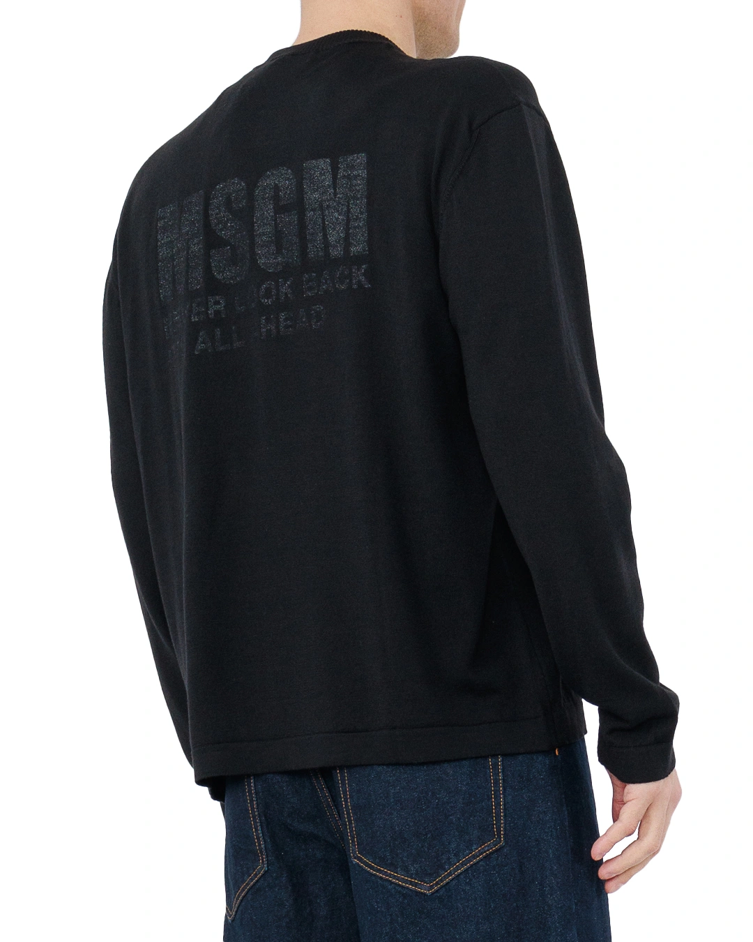 MSGM джемпер с принтом — вид 4