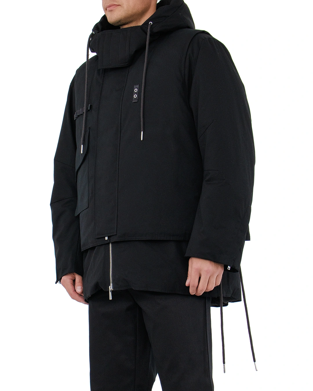 HELMUT LANG парка с накладными карманами — вид 3