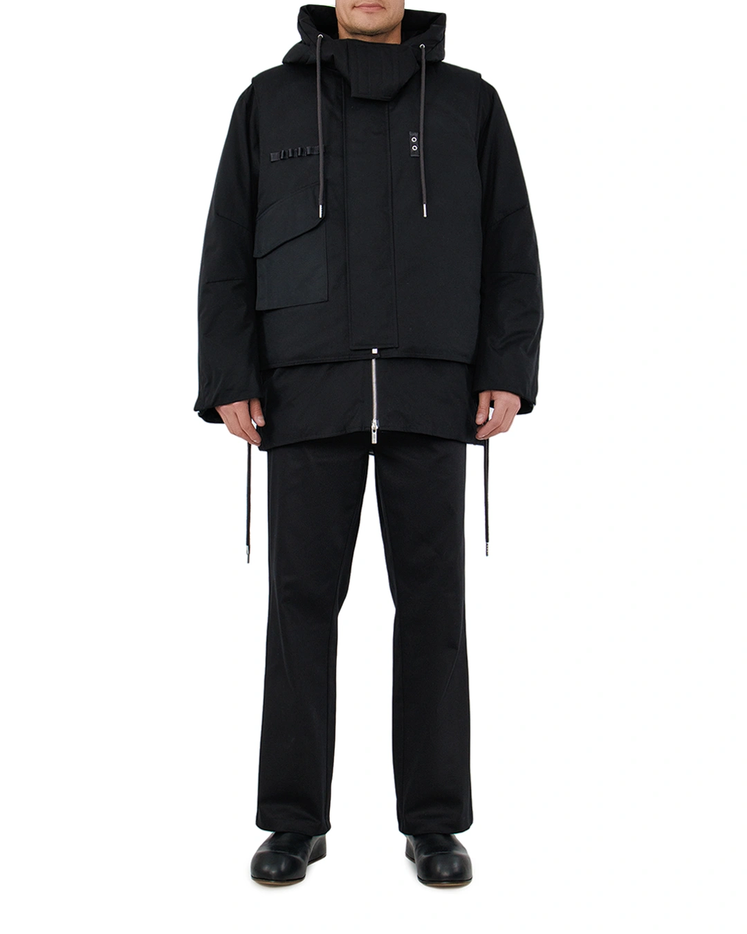 HELMUT LANG парка с накладными карманами — вид 2