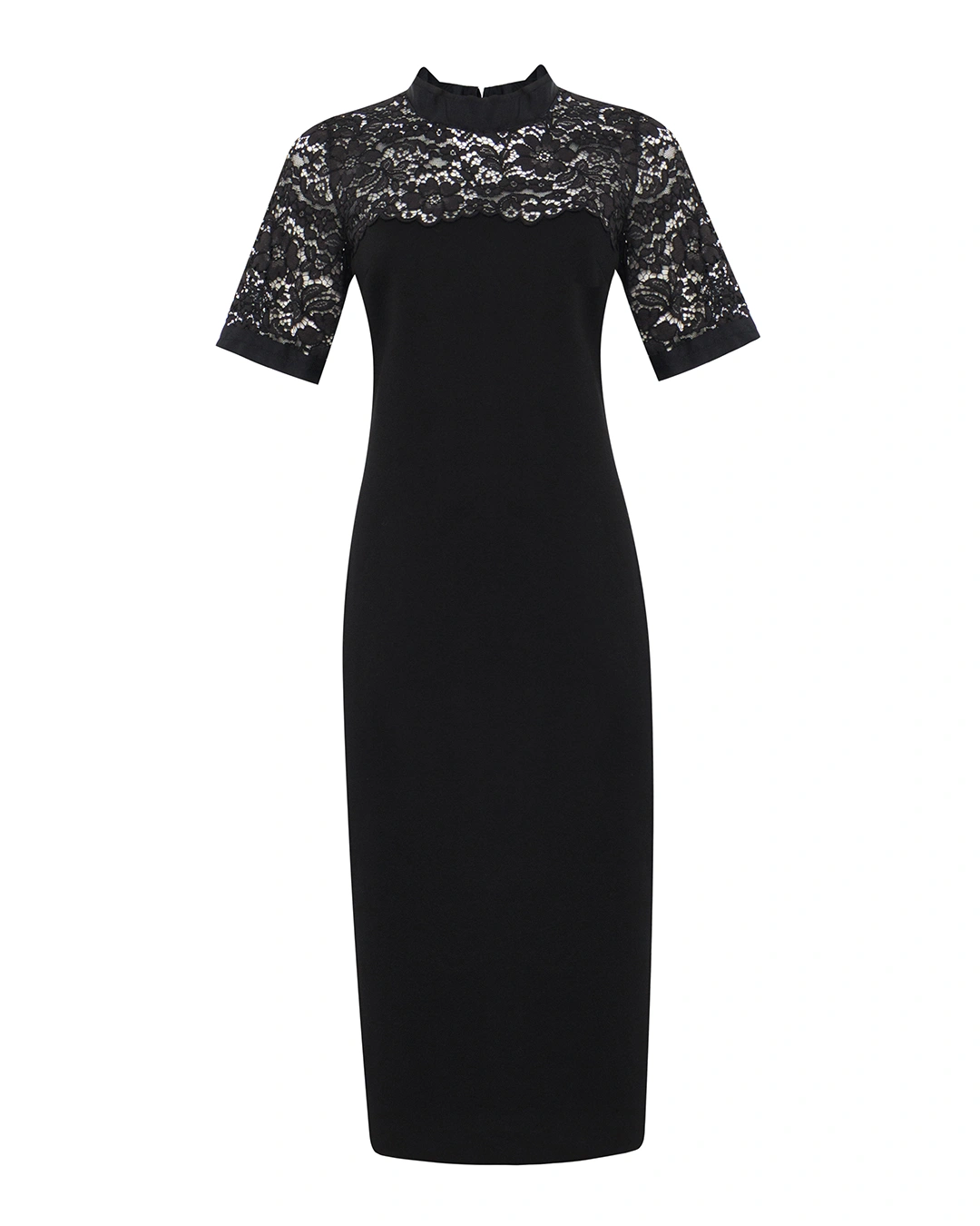 P.A.R.O.S.H. платье с отделкой кружевом — вид 1