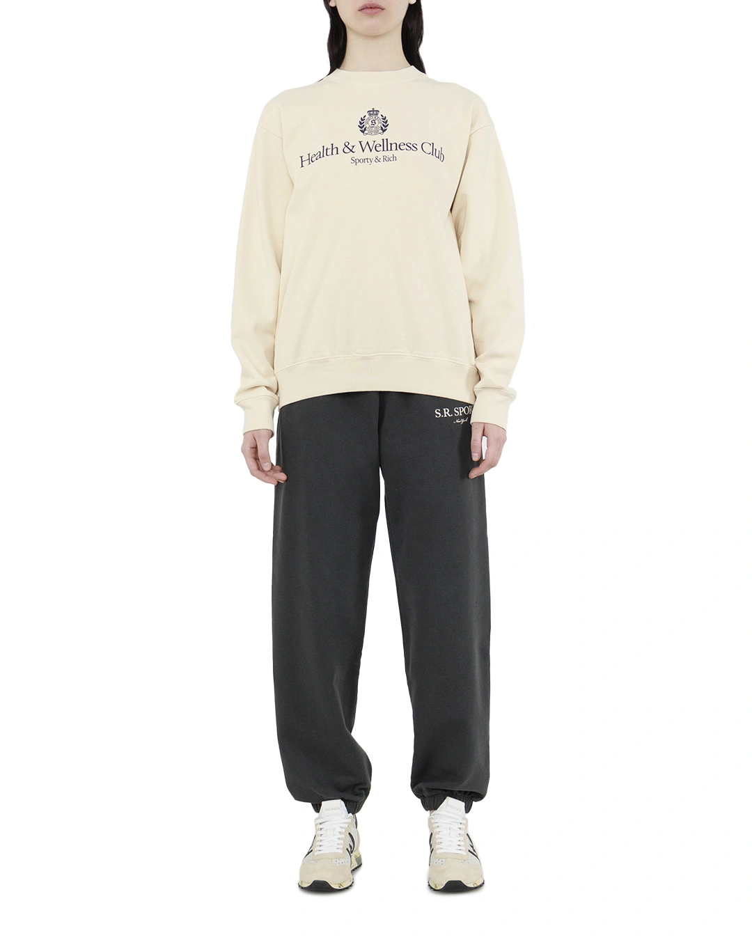 Sporty & Rich брюки с эластичным поясом и манжетами — вид 2