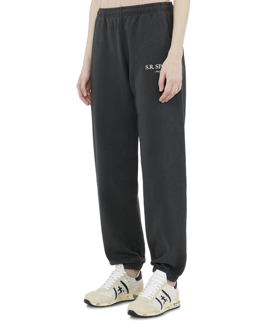 Sporty & Rich брюки с эластичным поясом и манжетами — вид 3