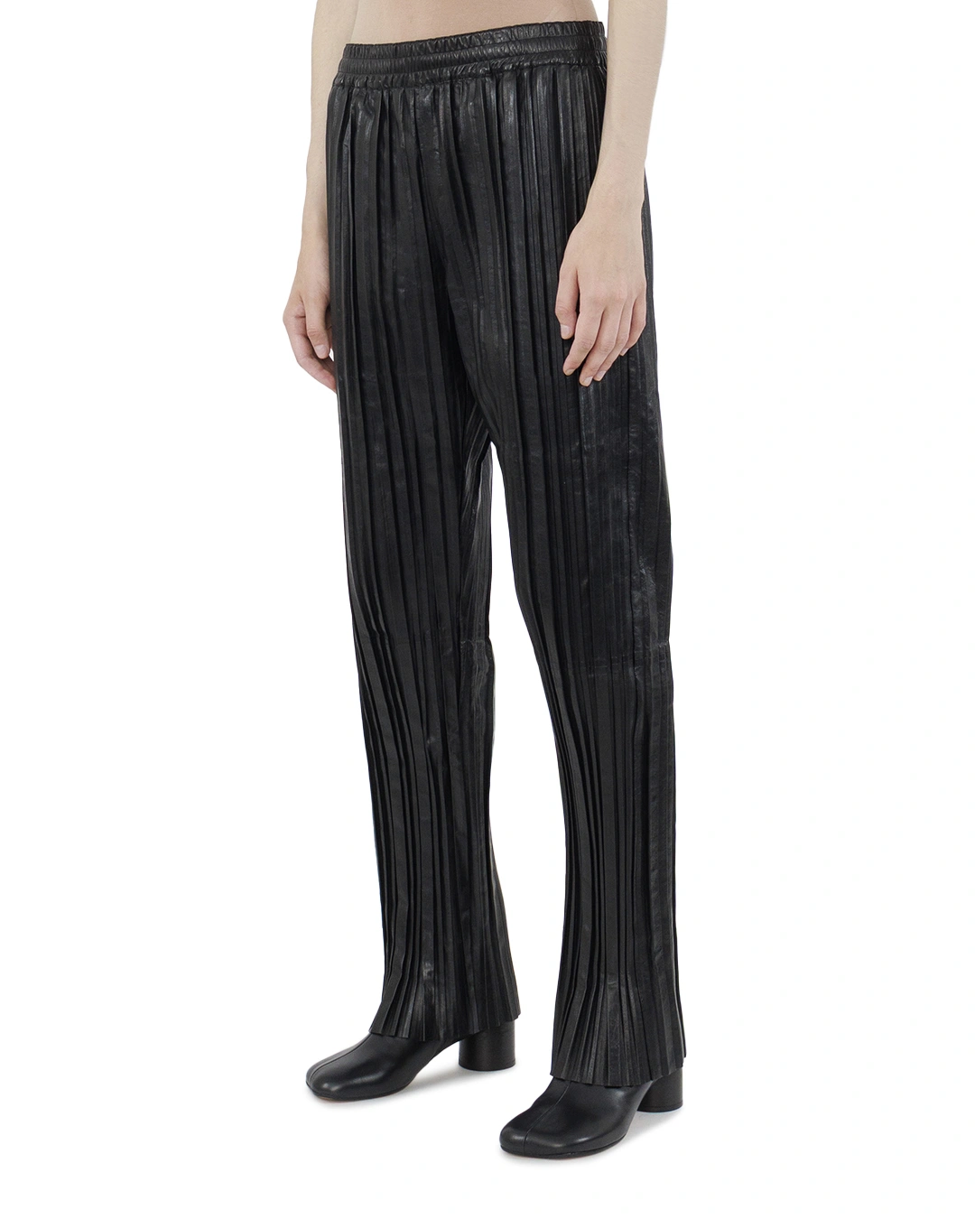 HELMUT LANG брюки из натуральной кожи — вид 3