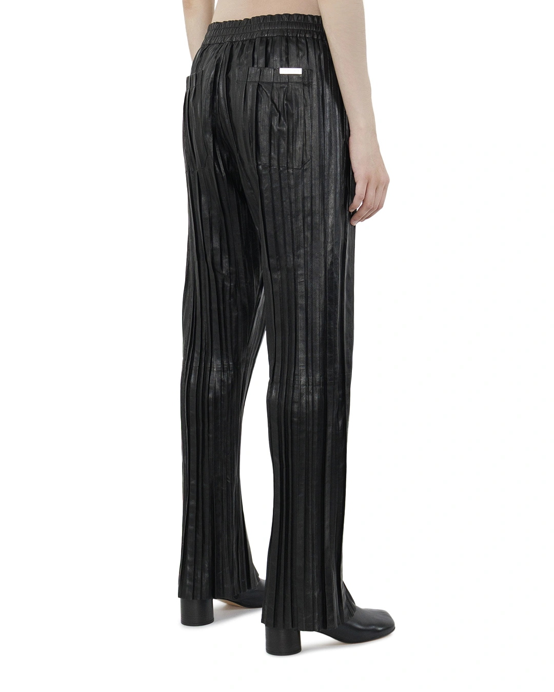 HELMUT LANG брюки из натуральной кожи — вид 4