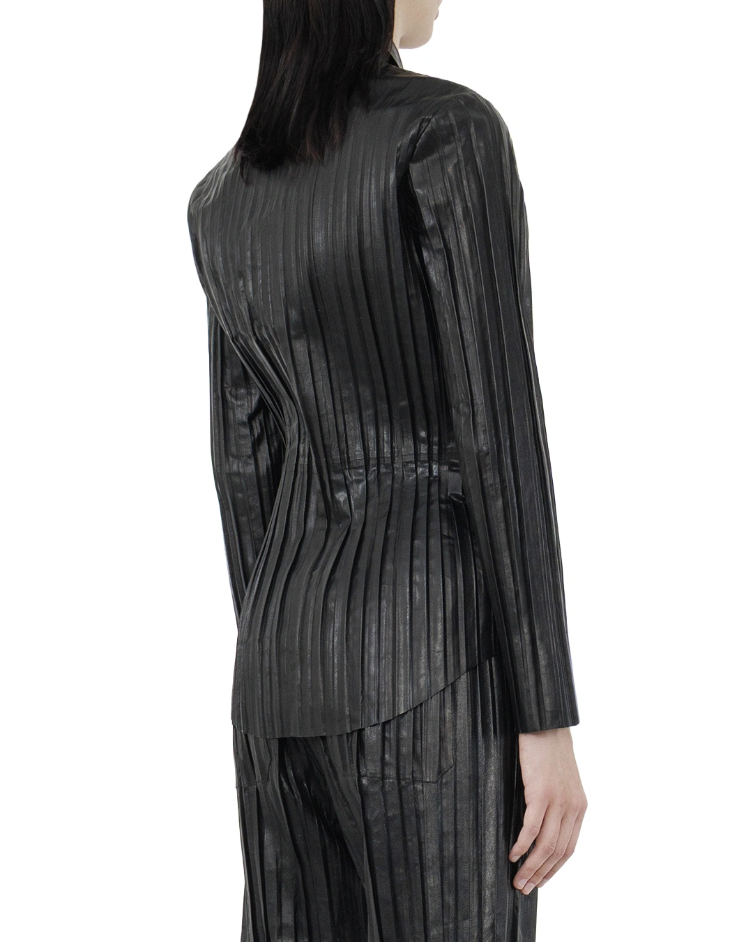 HELMUT LANG блуза из натуральной кожи — вид 4
