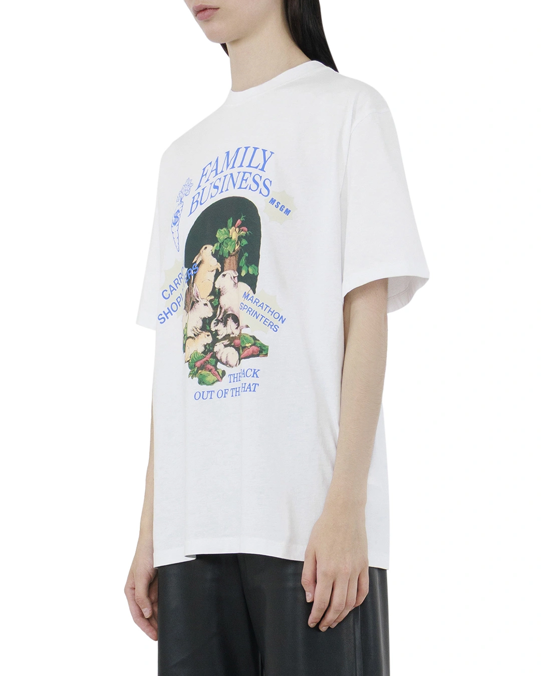 MSGM футболка с принтом — вид 3