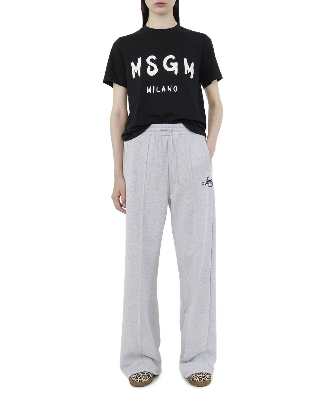 MSGM футболка с принтом — вид 2
