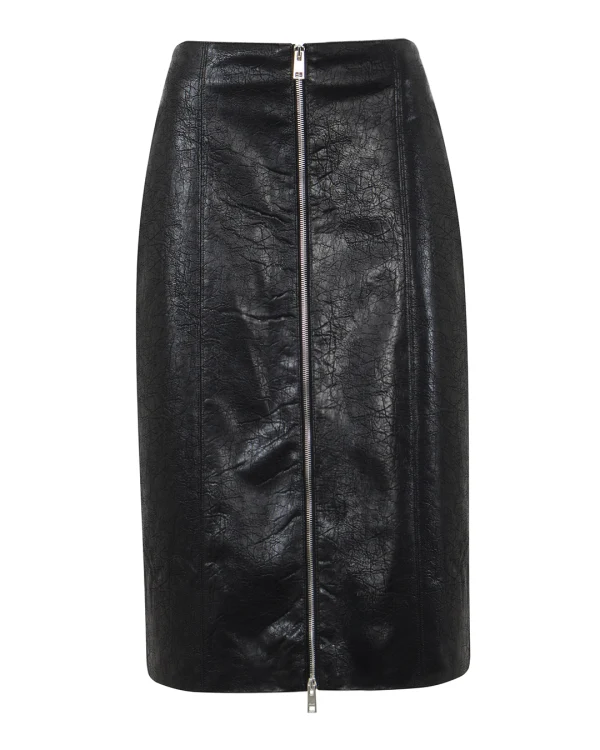 MSGM юбка из эко кожи